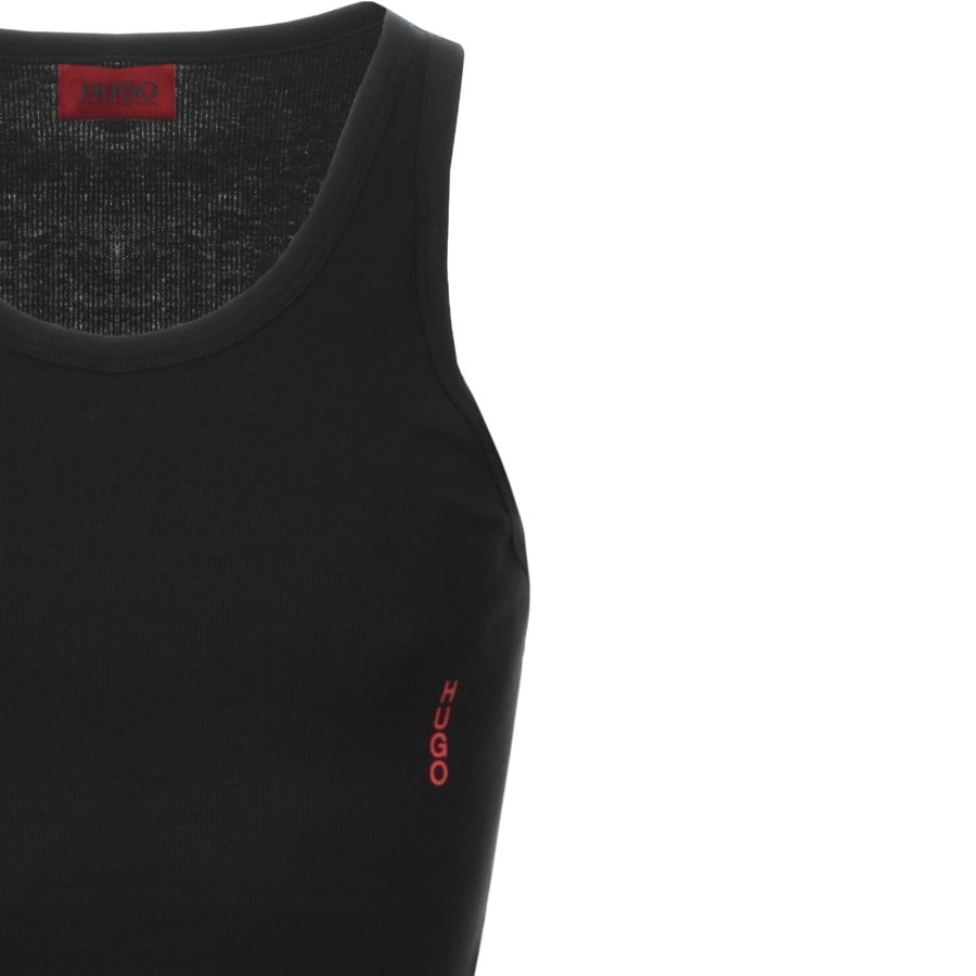 Alternative Image for ProductHUGO Double Pack Vest T Shirts Black3